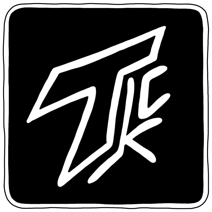 The TCK logo, animated with line boil (meaning it jitters).